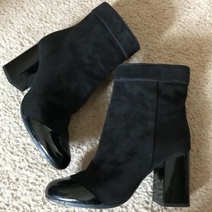 Lanvin suede booties